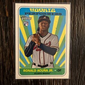 Ronald Acuna Jr Rookie card